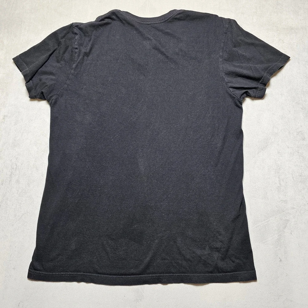 Polo‎ Ralph Lauren Mens V-Neck T-Shirt Black Red Pony Logo Size Medium